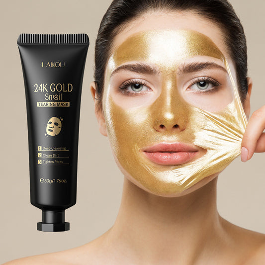 Gold Foil Snail Tear-Off Mask Set - Hydrating & Revitalizing (50g)