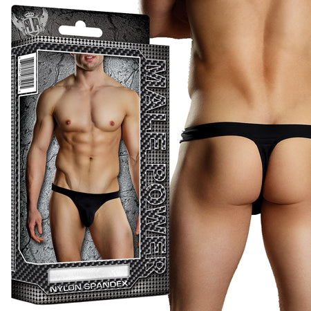 MP Nylon Spandex Bong Thong Black LX