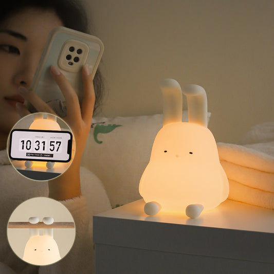 Cute Rabbit Mood Light Dimmable LED Soft Night Light