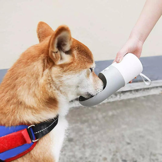 Pet Drinking Cup - Rocket Shape Portable Water Bottle for Pets