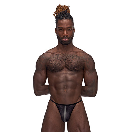 MP Landing Strip Micro Thong BLK LX