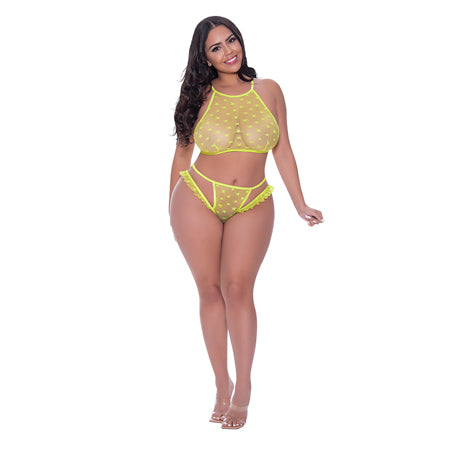 MS Love Star Halter Crop &Cheeky Char QS