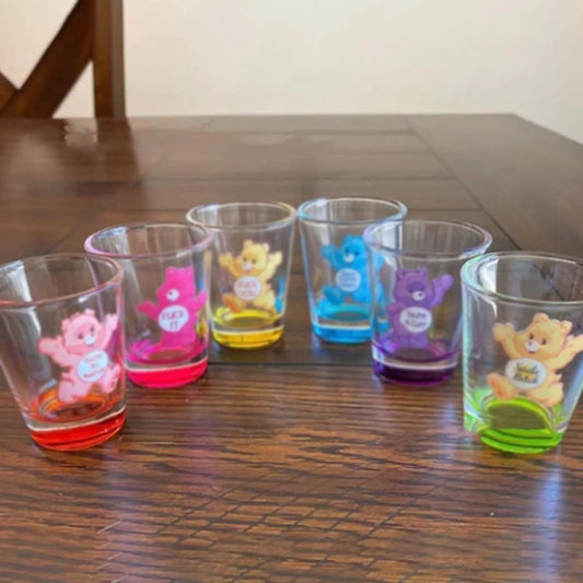   Hilariously Naughty Shot Glass Set Sweet Bears 6-Piece Shooter Collection Shot Glasses 