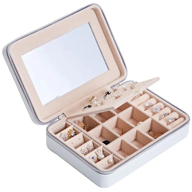   Jewelry Storage Box Elegance Multifunctional  Perfect for Earrings, Rings and More Organization 