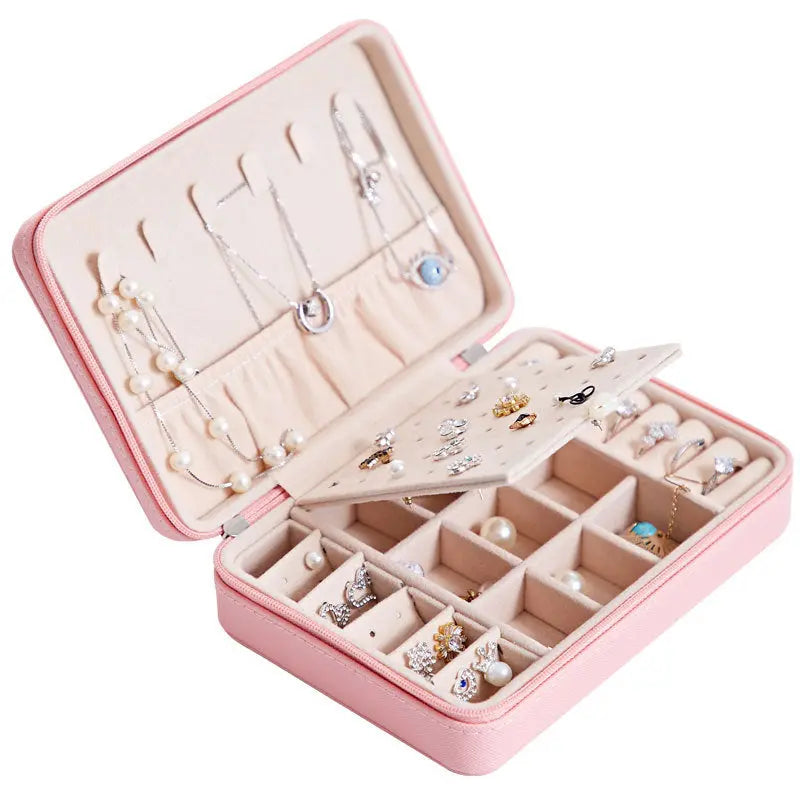   Jewelry Storage Box Elegance Multifunctional  Perfect for Earrings, Rings and More Organization 