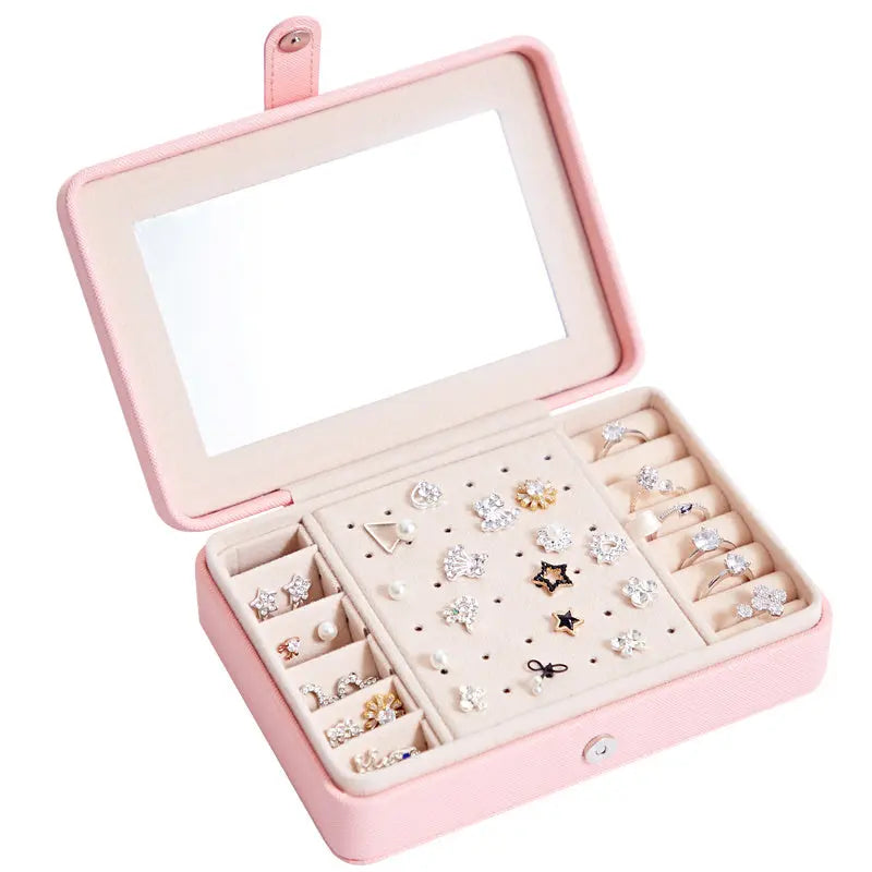   Jewelry Storage Box Elegance Multifunctional  Perfect for Earrings, Rings and More Organization 