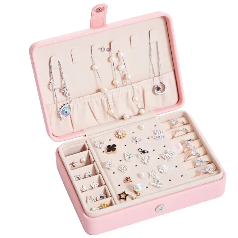   Jewelry Storage Box Elegance Multifunctional  Perfect for Earrings, Rings and More Organization 