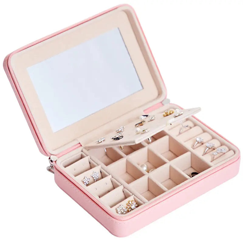   Jewelry Storage Box Elegance Multifunctional  Perfect for Earrings, Rings and More Organization 