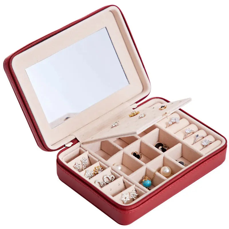   Jewelry Storage Box Elegance Multifunctional  Perfect for Earrings, Rings and More Organization 