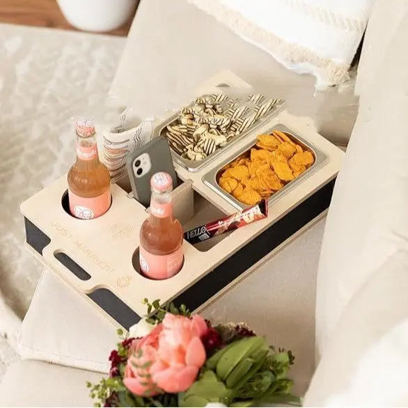   Snack & Drink Tray Sofa Butler The Ultimate Convenience for Your Home or Office Home 