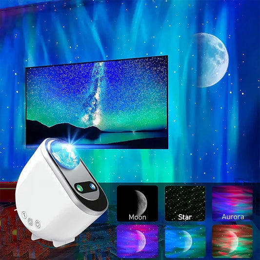 Aurora Borealis Starlight Projector LED Galaxy Star Atmosphere Lamp